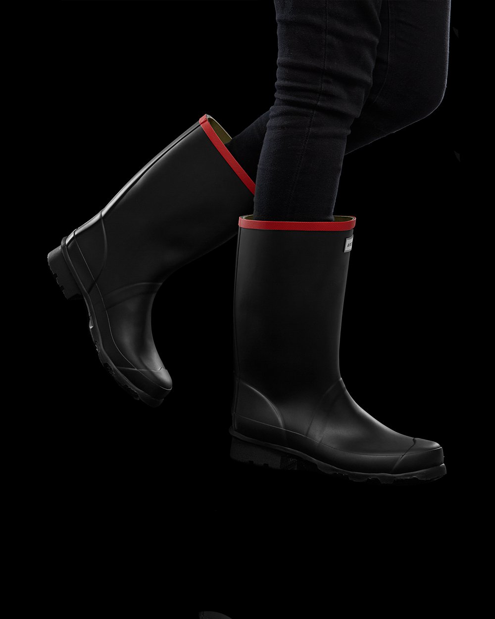 Botas De Cortas Hunter Mujer Argyll - Negras - Argentina 1250ZAILN